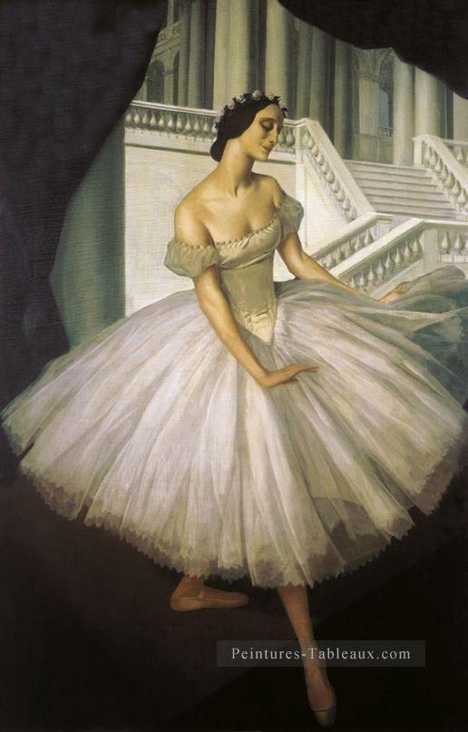alexandre jacovleff portrait d’anna pavlova 1915 danseuse ballerine russe Peintures à l'huile